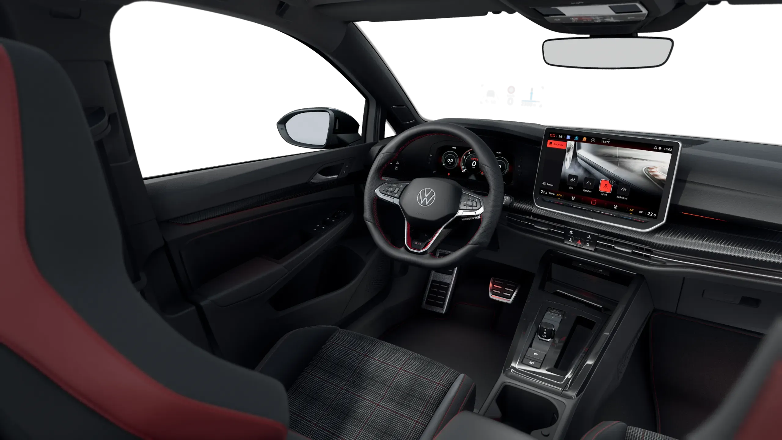 GTI Lenkrad und Vordersitz