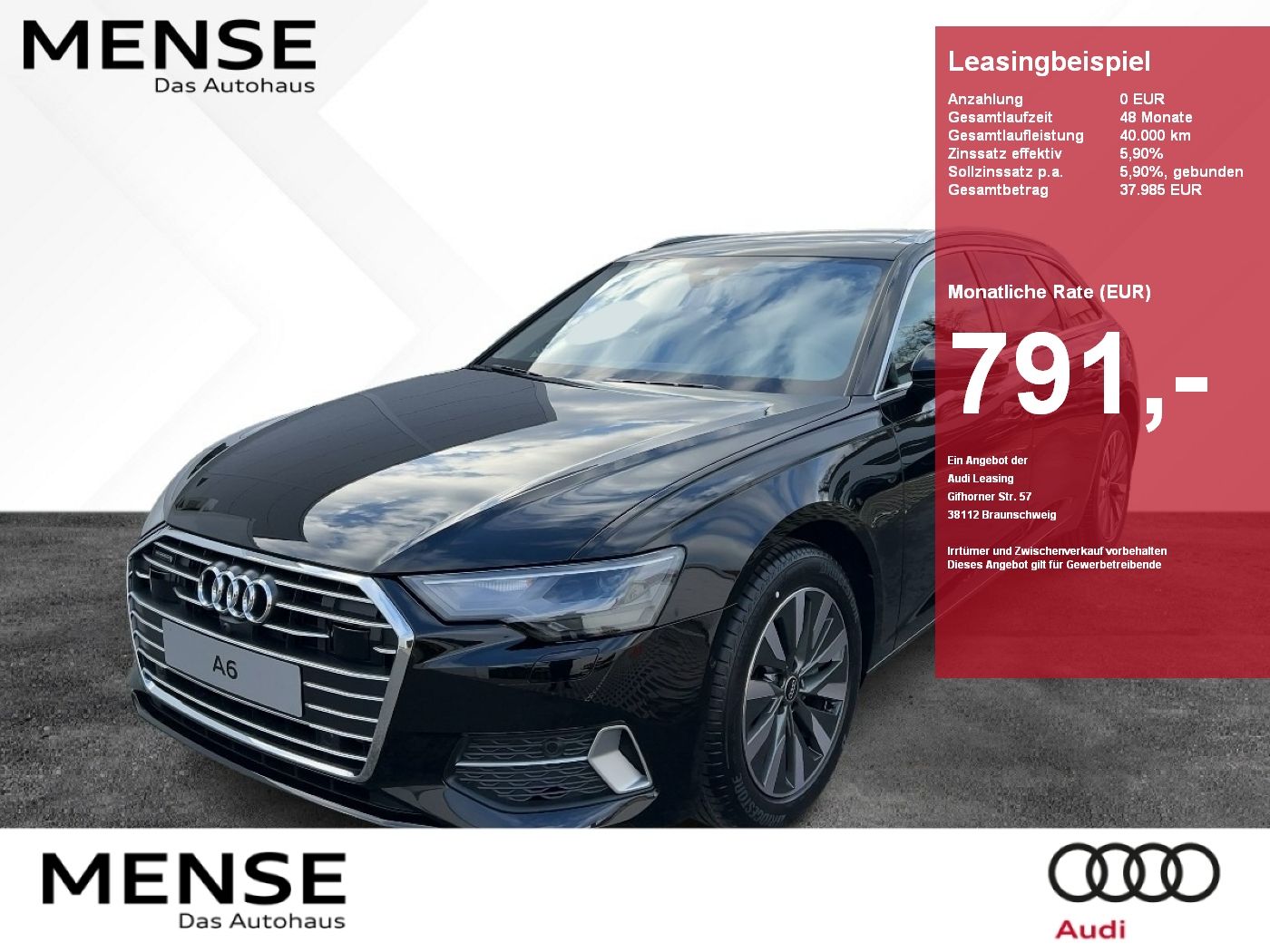 Audi A6 Avant sport 40TDI S tronic AKTION/UPE 80.930€