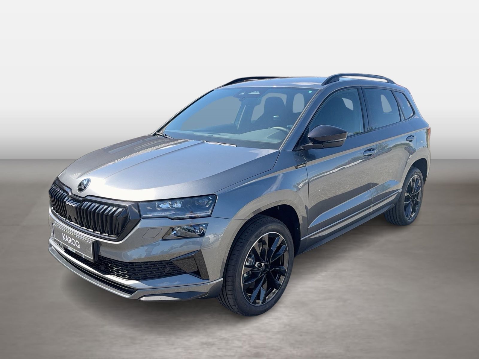 Fahrzeug autohaus mense Fahrzeugabbildung SKODA Karoq 1.5 TSI ACT Sportline Matrix AHK ACC LED - mit KI generiert/bearbeitet