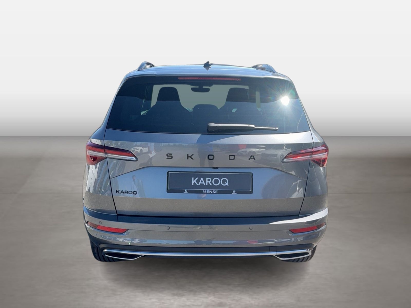 Fahrzeug autohaus mense Fahrzeugabbildung SKODA Karoq 1.5 TSI ACT Sportline Matrix AHK ACC LED - mit KI generiert/bearbeitet