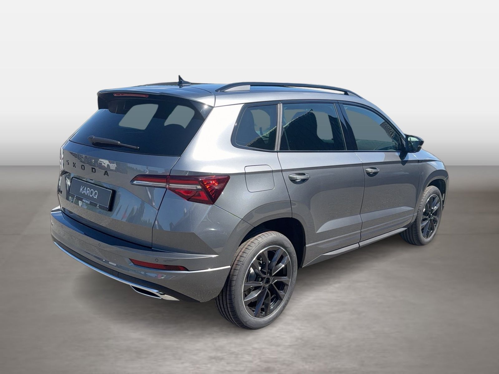 Fahrzeug autohaus mense Fahrzeugabbildung SKODA Karoq 1.5 TSI ACT Sportline Matrix AHK ACC LED - mit KI generiert/bearbeitet