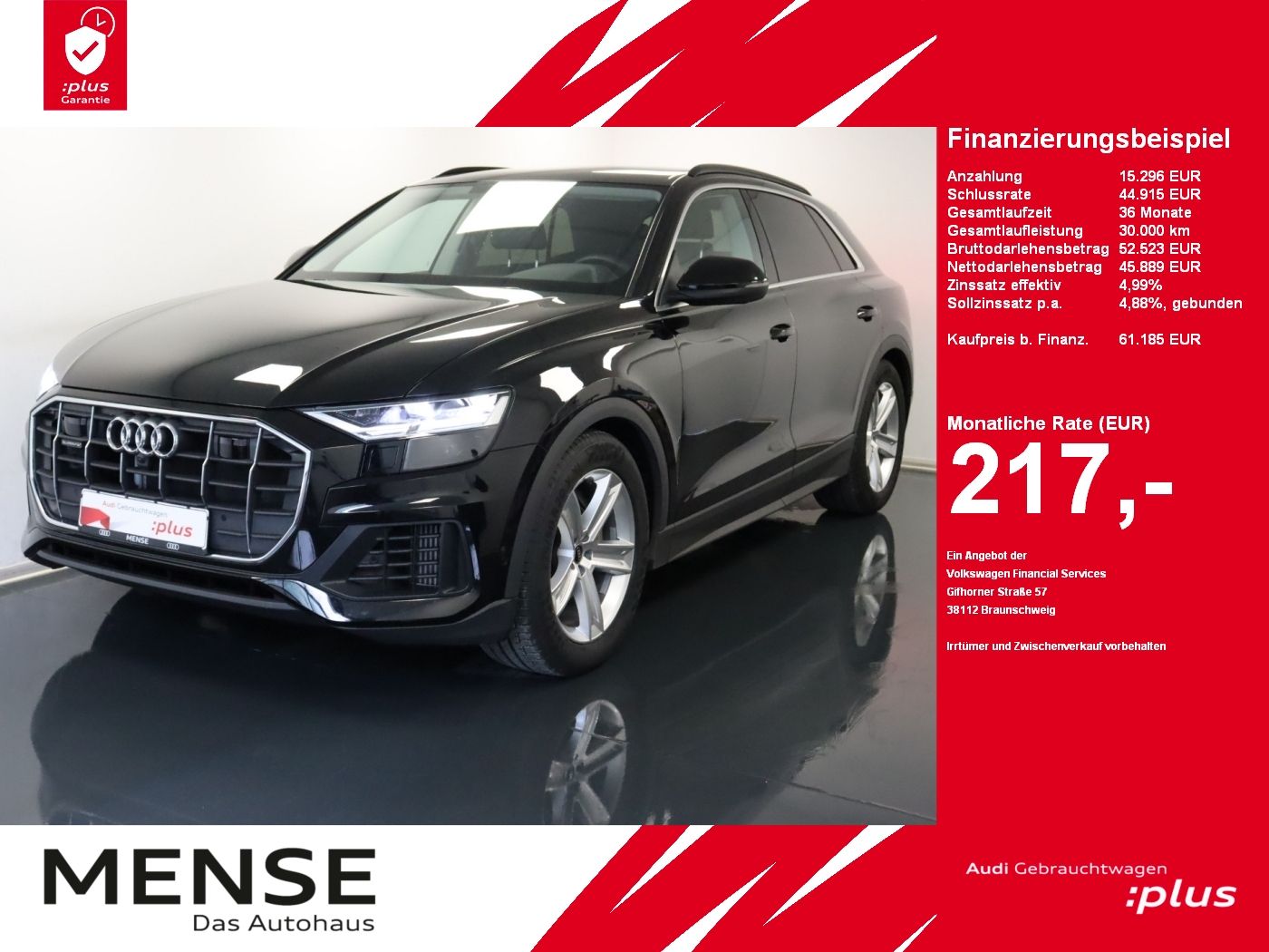 Audi Q8 55 TFSI quattro tiptronic Luft 5J.Gar. ACC