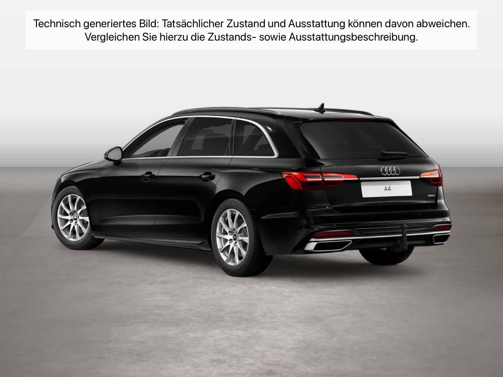 Fahrzeug autohaus mense Fahrzeugabbildung Audi A4 Avant 40 TFSI quattro S tronic advanced AHK