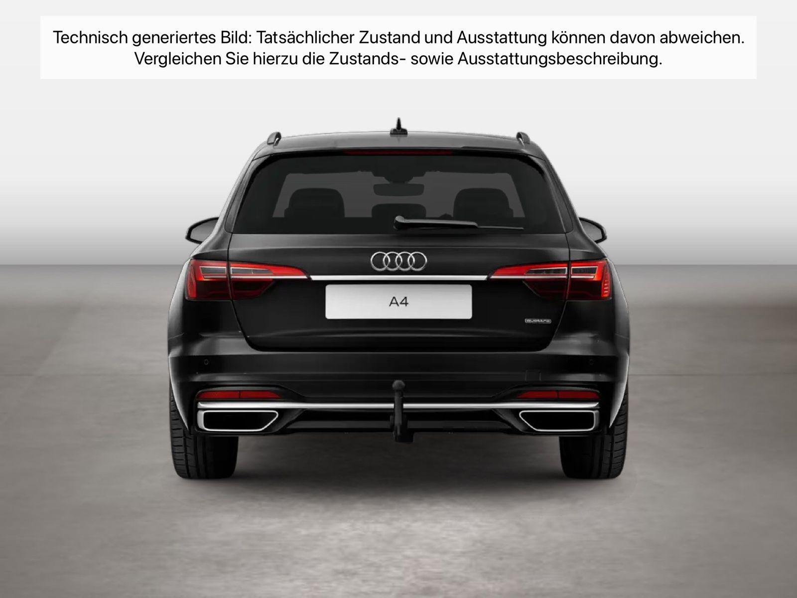 Fahrzeug autohaus mense Fahrzeugabbildung Audi A4 Avant 40 TFSI quattro S tronic advanced AHK