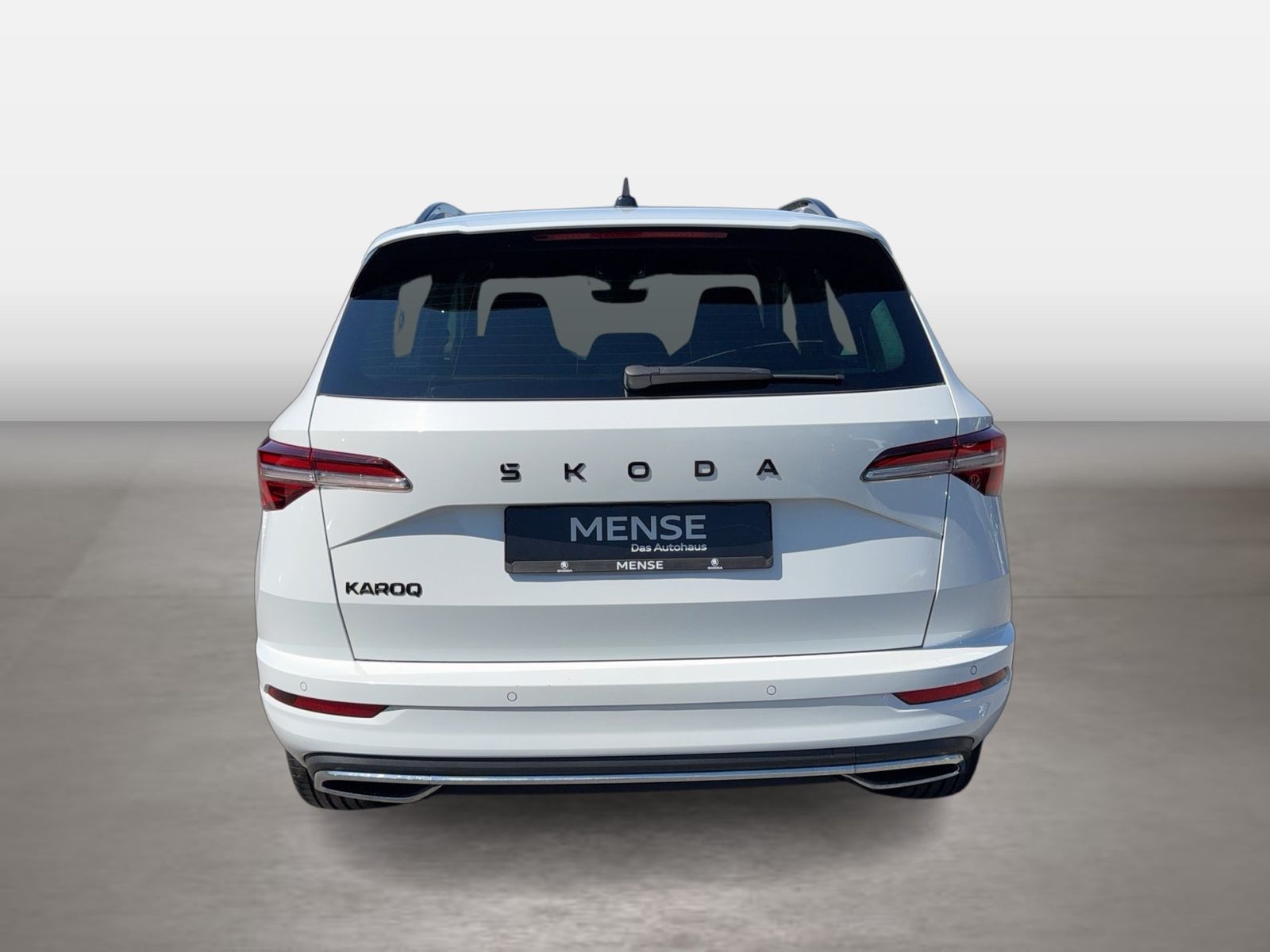 Fahrzeug autohaus mense Fahrzeugabbildung SKODA Karoq Sportline 1.5l TSI 110kW 7-Gang-DSG Matrix - mit KI generiert/bearbeitet