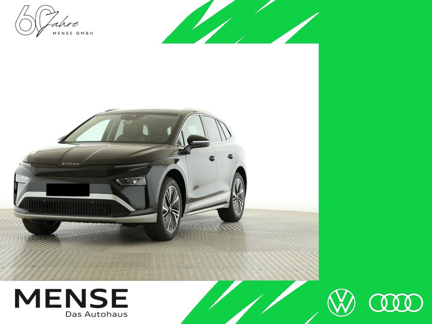 Fahrzeugabbildung SKODA Enyaq Enyaq 60 63 kWh Batterie Elektromotor 150 - mit KI generiert/bearbeitet