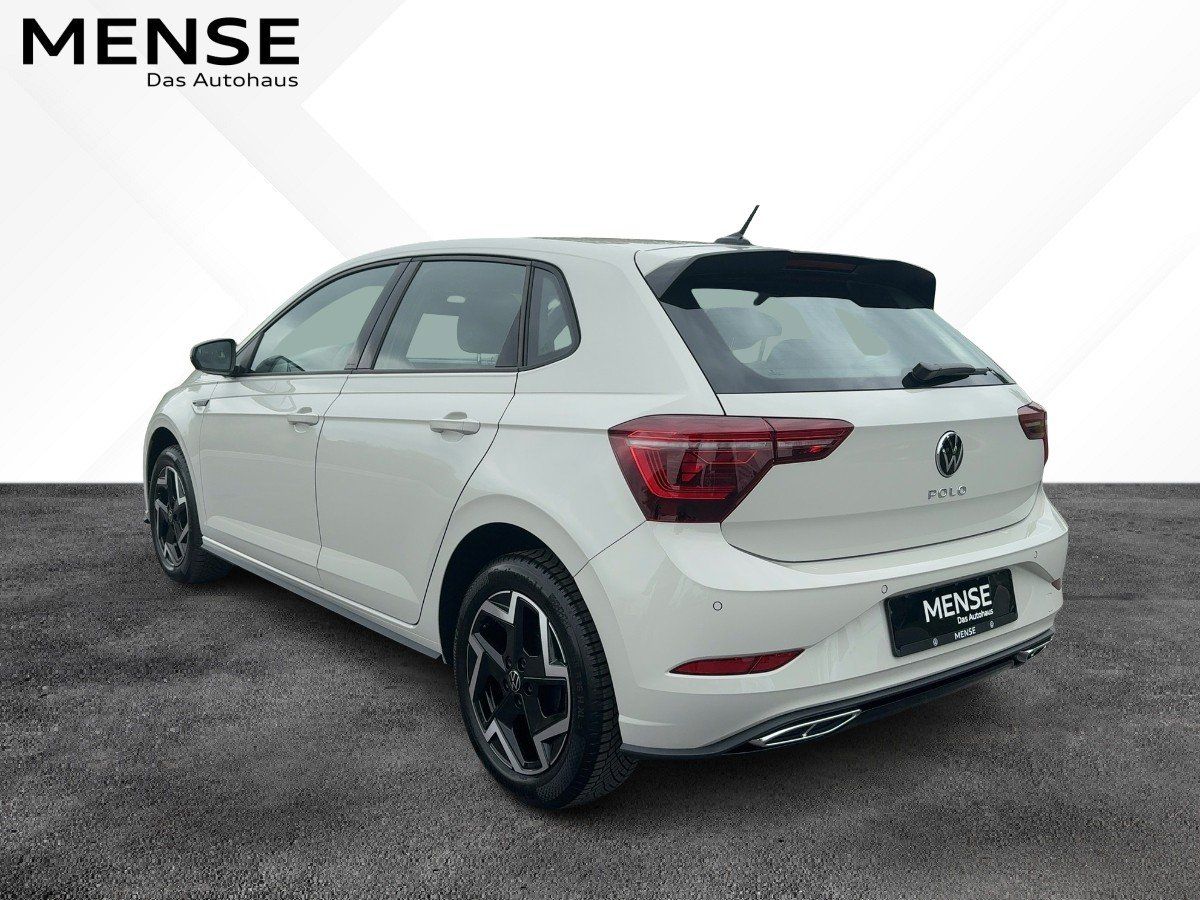 Fahrzeug autohaus mense Fahrzeugabbildung Volkswagen Polo R-Line 1.0 l TSI 5-Gang Kamera GJR, ACC - mit KI generiert/bearbeitet