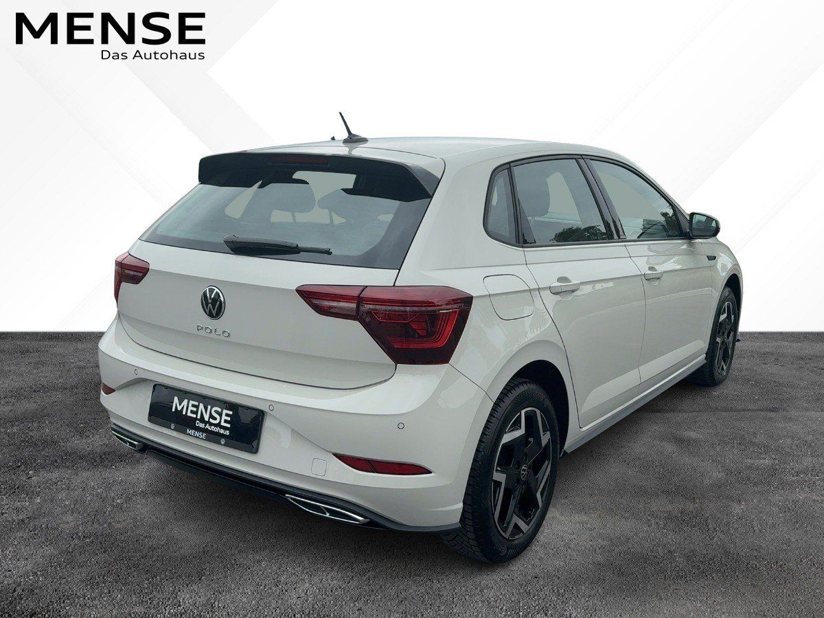 Fahrzeug autohaus mense Fahrzeugabbildung Volkswagen Polo R-Line 1.0 l TSI 5-Gang Kamera GJR, ACC - mit KI generiert/bearbeitet