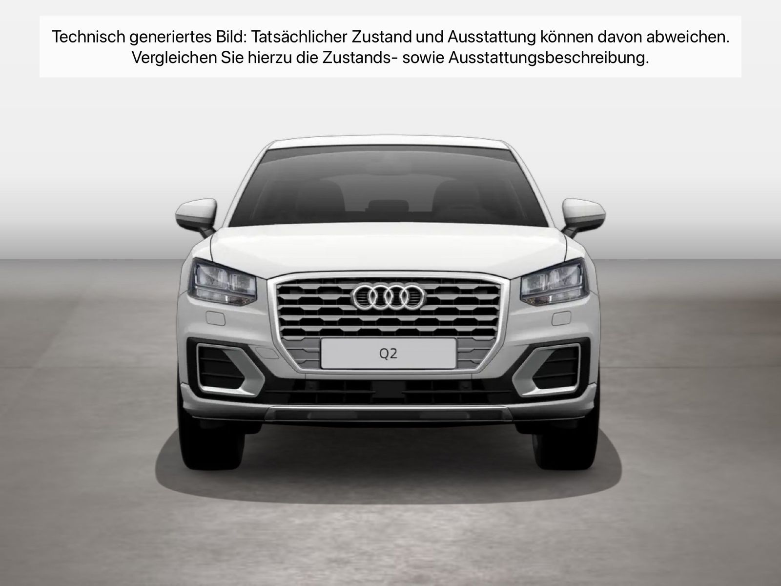 Fahrzeug autohaus mense Fahrzeugabbildung Audi Q2 ACC Kamera KlimaA PDC AUT LM - mit KI generiert/bearbeitet
