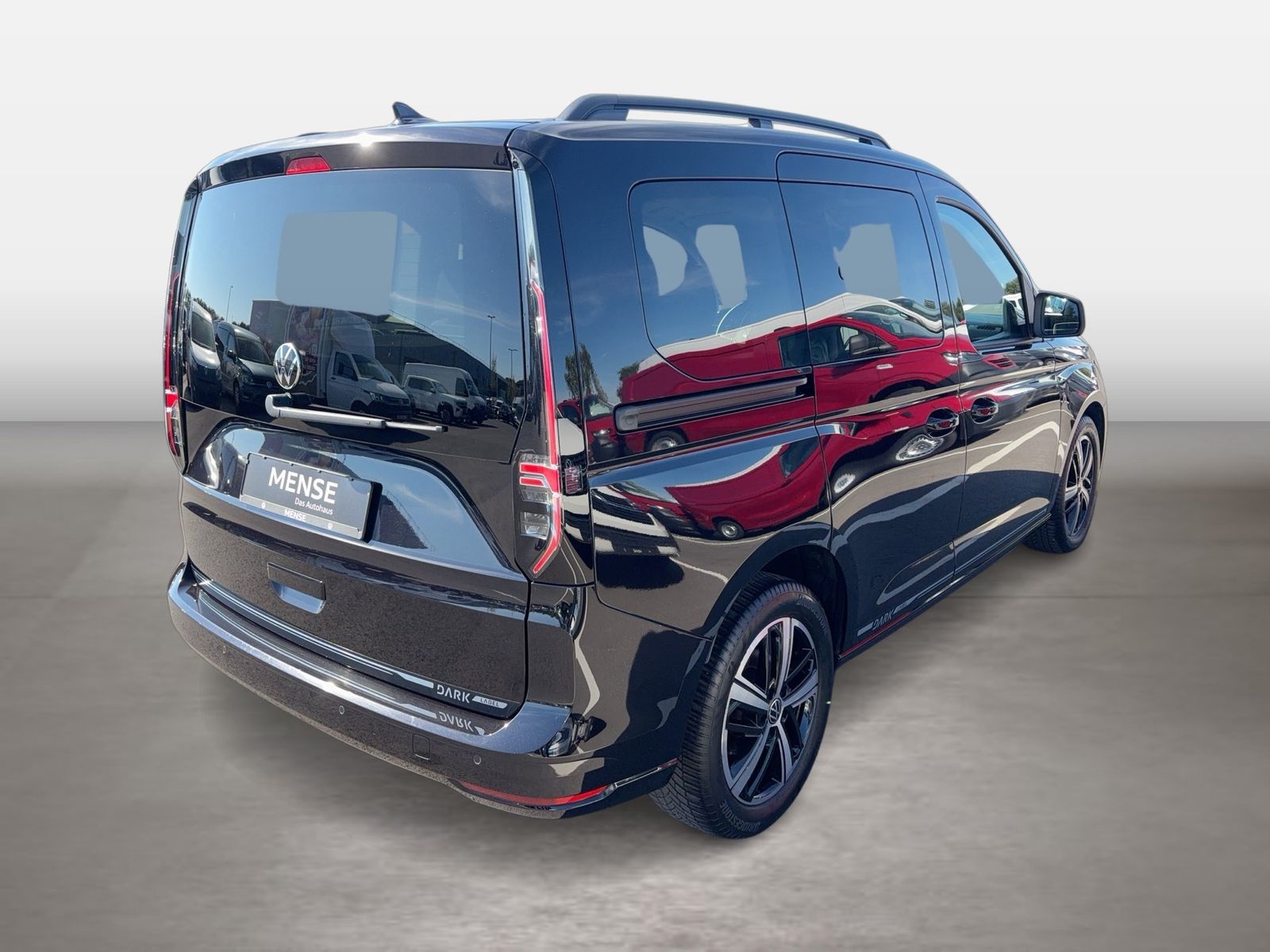 Fahrzeug autohaus mense Fahrzeugabbildung Volkswagen Caddy Life Dark Label 75kW CarPlay AHK Pano LED - mit KI generiert/bearbeitet