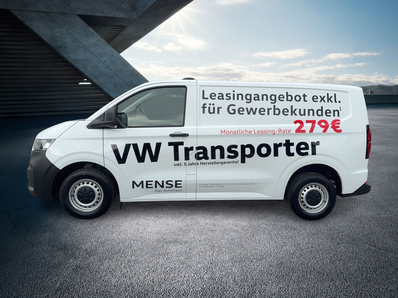 Fahrzeugabbildung Volkswagen NFZ Transporter Kasten Edition Motor: 2.0 l TDI - mit KI generiert/bearbeitet