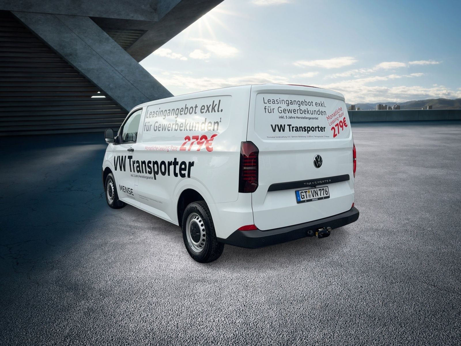 Fahrzeugabbildung Volkswagen NFZ Transporter Kasten Edition Motor: 2.0 l TDI - mit KI generiert/bearbeitet