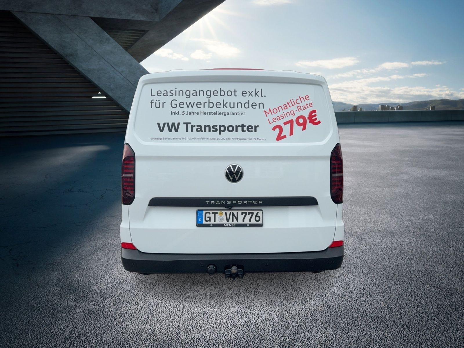 Fahrzeugabbildung Volkswagen NFZ Transporter Kasten Edition Motor: 2.0 l TDI - mit KI generiert/bearbeitet