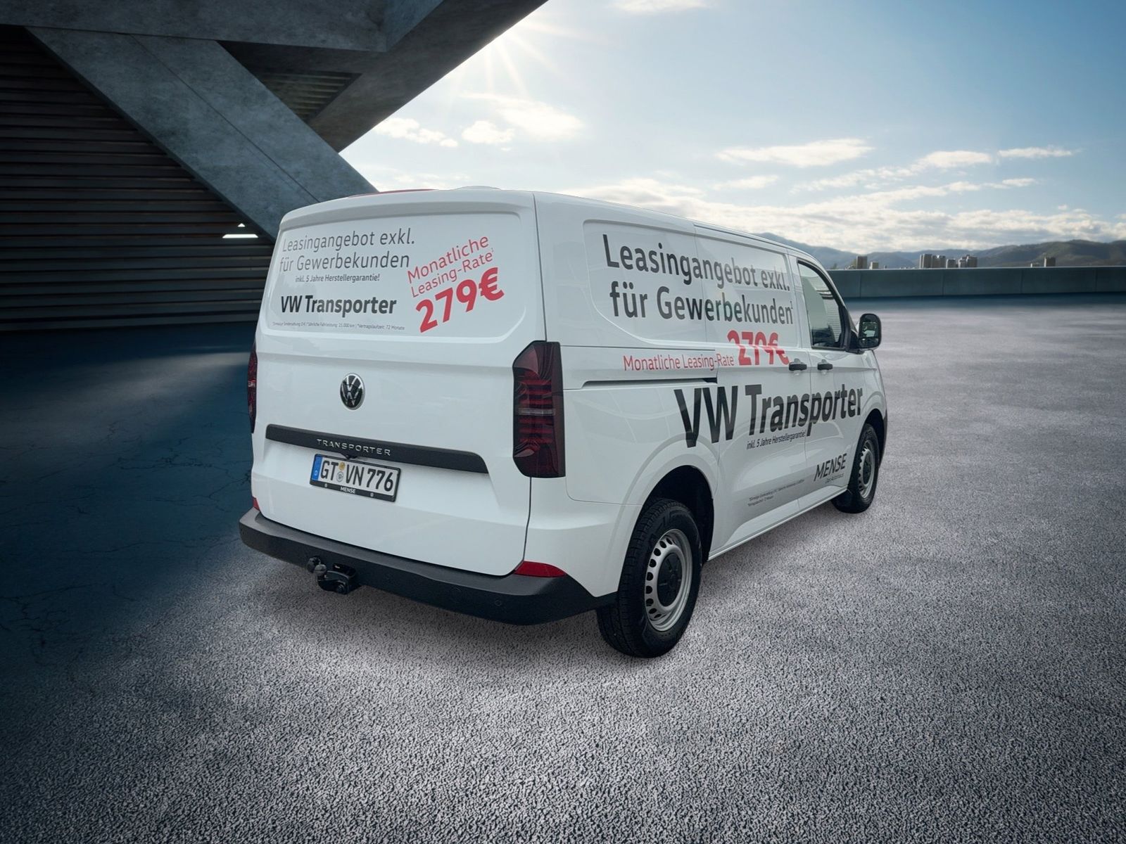 Fahrzeugabbildung Volkswagen NFZ Transporter Kasten Edition Motor: 2.0 l TDI - mit KI generiert/bearbeitet