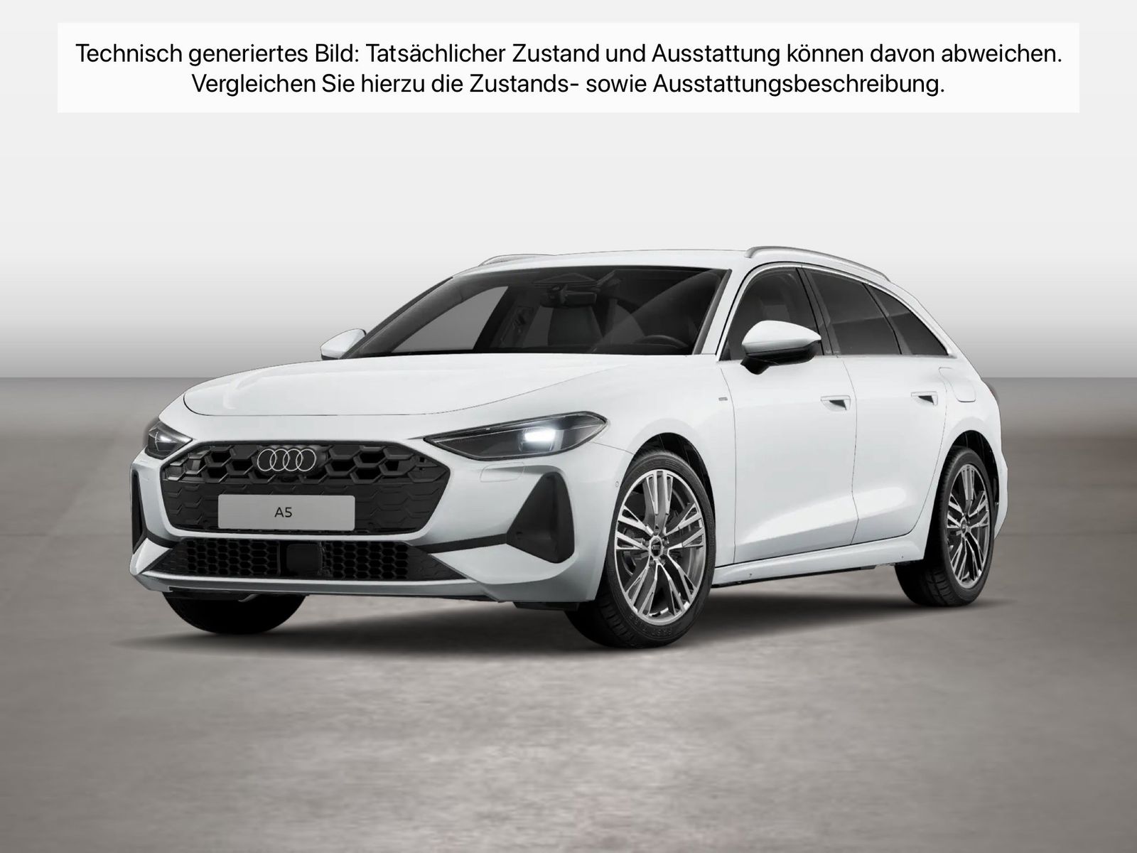 Fahrzeug autohaus mense Fahrzeugabbildung Audi A5 Avant e-hybrid quattro 220 kW S tronic ACC LM - mit KI generiert/bearbeitet