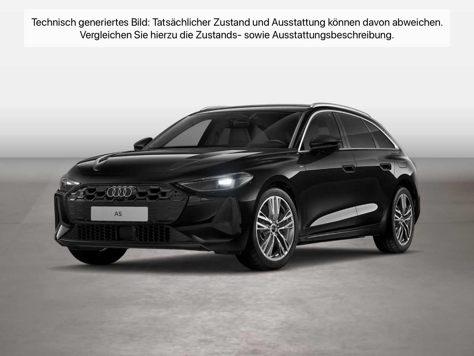 Fahrzeugabbildung Audi A5 Avant e-hybrid quattro 220 kW S tronic ACC LM - mit KI generiert/bearbeitet