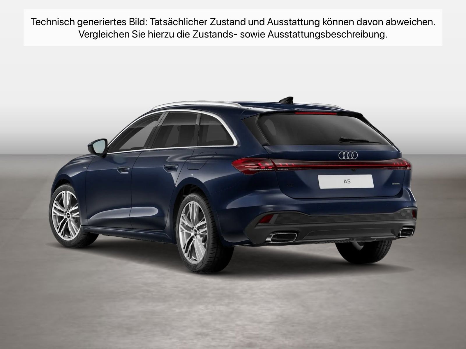 Fahrzeugabbildung Audi A5 Avant e-hybrid quattro 220 kW S tronic ACC LM - mit KI generiert/bearbeitet