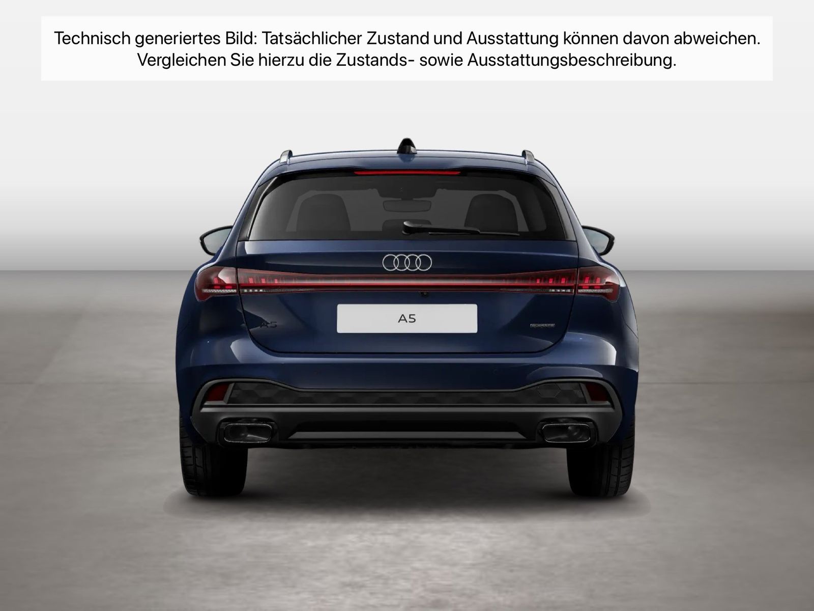 Fahrzeugabbildung Audi A5 Avant e-hybrid quattro 220 kW S tronic ACC LM - mit KI generiert/bearbeitet