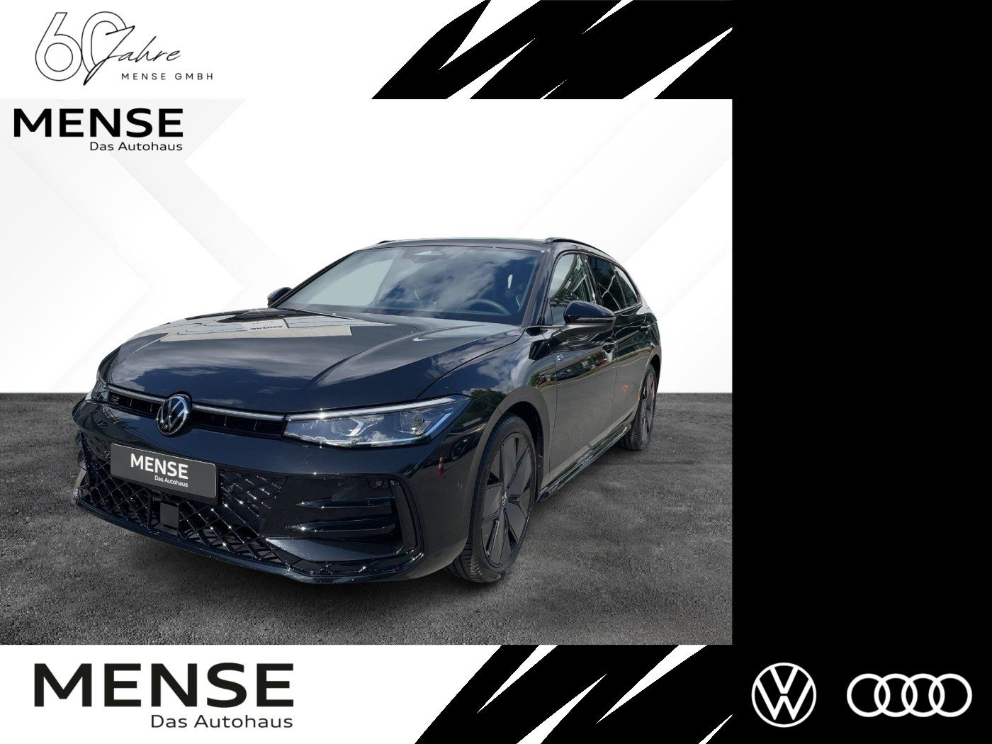 Fahrzeug autohaus mense Fahrzeugabbildung Volkswagen Passat R-Line 2.0 l TDI 4MOTION DSG AHK Nav Pano - mit KI generiert/bearbeitet
