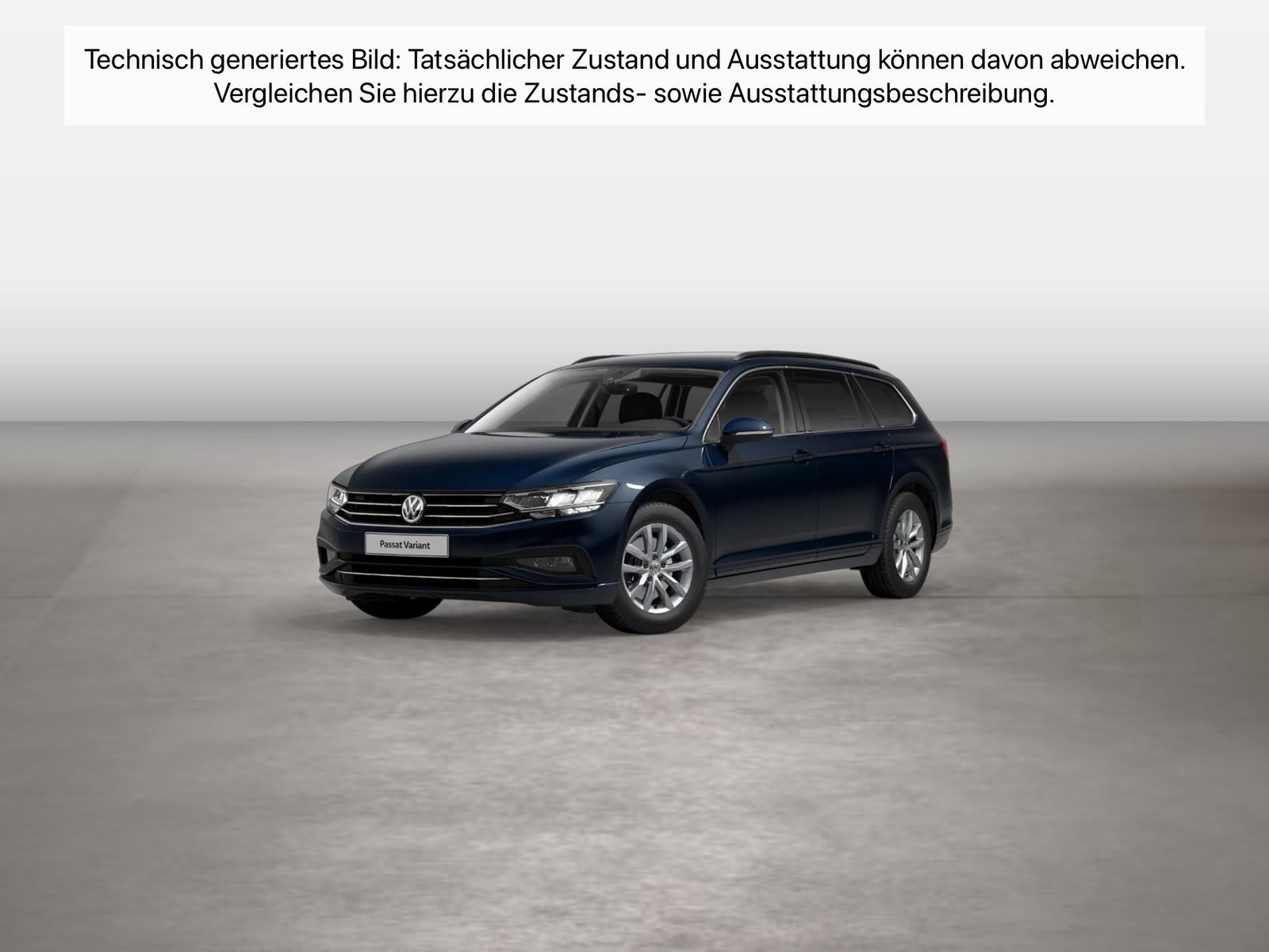 Fahrzeug autohaus mense Fahrzeugabbildung Volkswagen Passat Variant 2.0 TDI DSG Business CarPlay AHK - mit KI generiert/bearbeitet