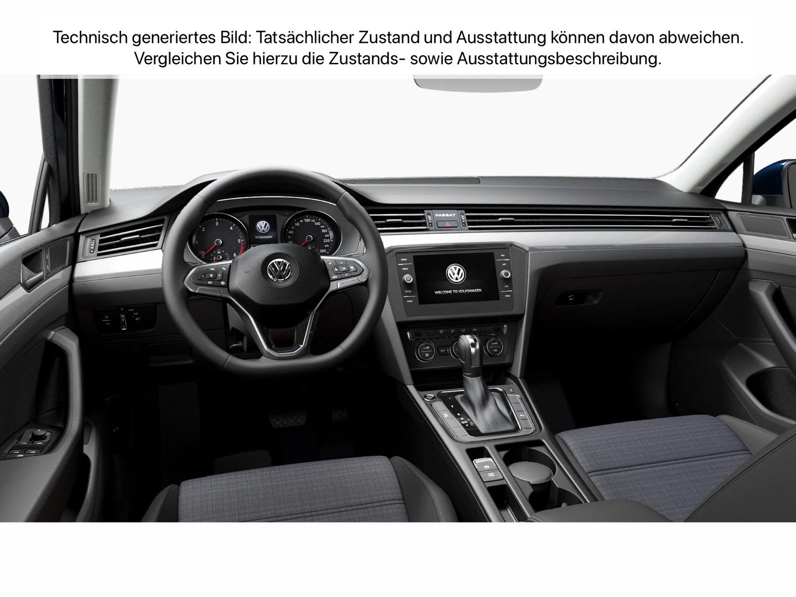 Fahrzeug autohaus mense Fahrzeugabbildung Volkswagen Passat Variant 2.0 TDI DSG Business CarPlay AHK - mit KI generiert/bearbeitet