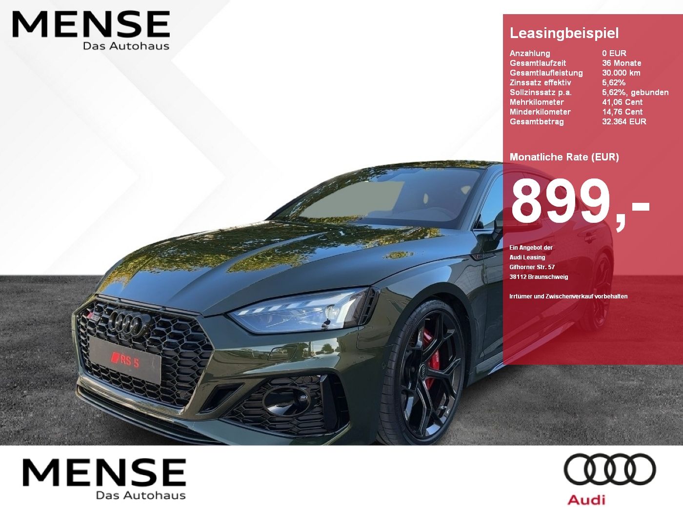 Audi RS 5 Sportback Designo Olive |Matrix|Pano|HUD