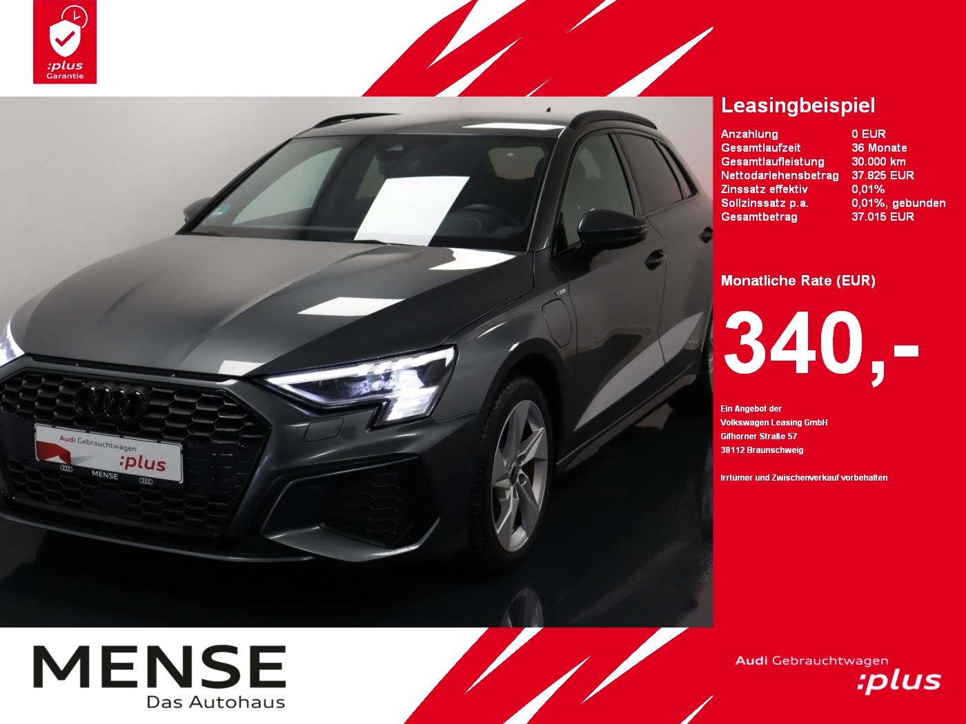 Audi A3 Sportback 40 TFSI e S tronic S line |Matrix