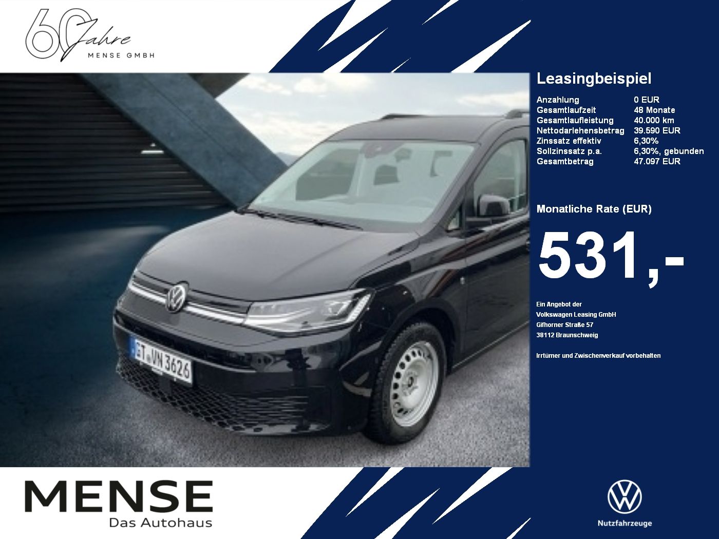 Volkswagen Caddy Life 5-Sitzer 2.0l TDI 90 kW |Tempomat