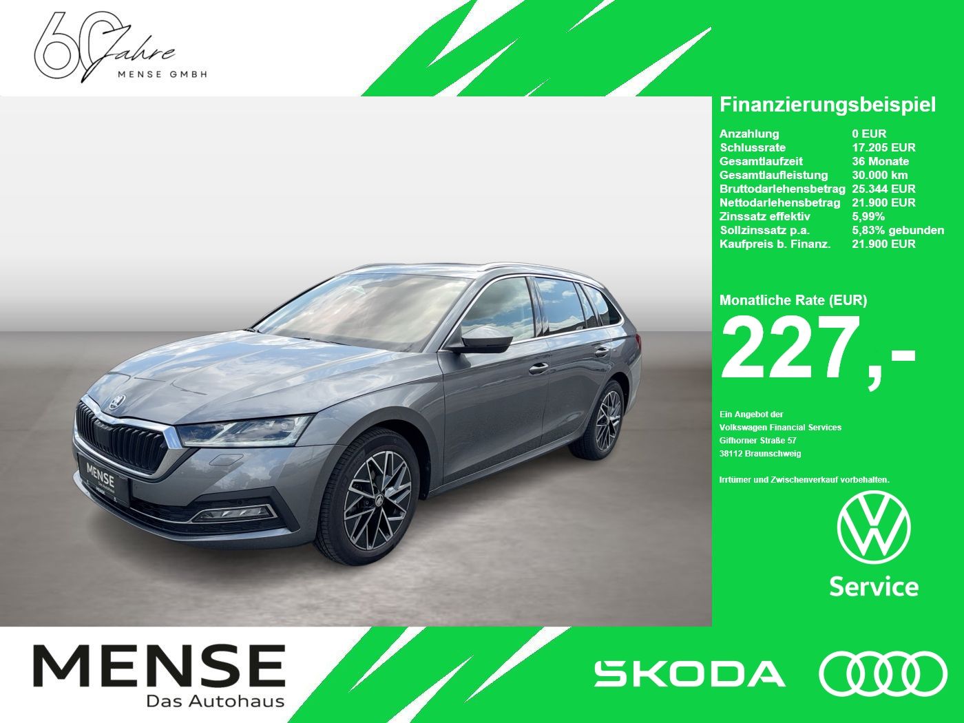 Fahrzeugabbildung SKODA Octavia Combi Style 2.0l TDI 85kW 7-Gang-DSG Mat - mit KI generiert/bearbeitet