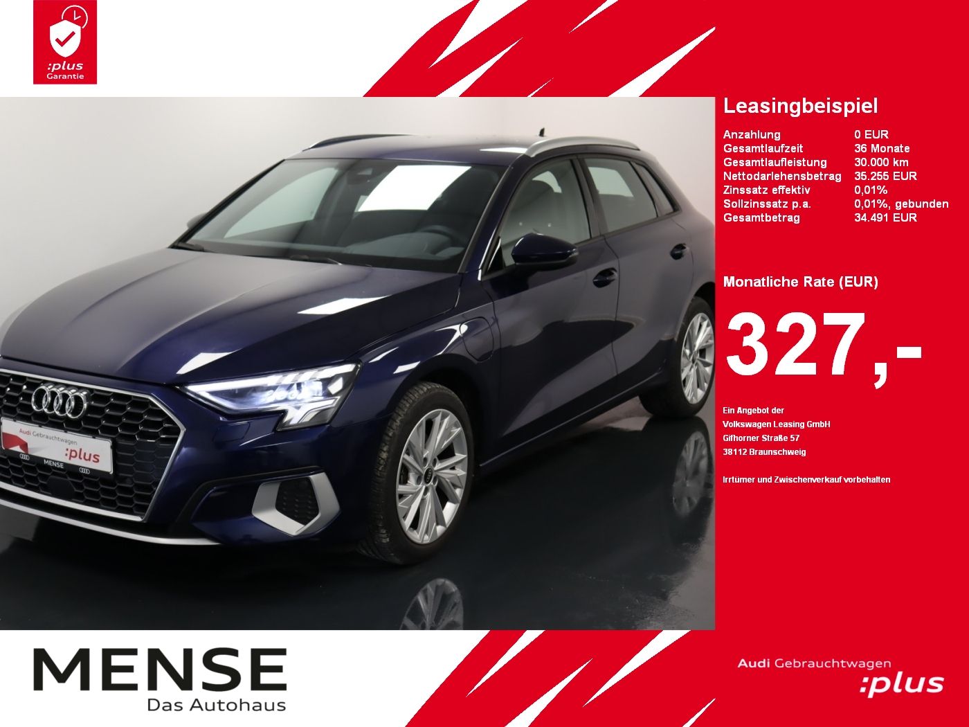 Audi A3 Sportback 40 TFSI e S tronic advanced |FLA