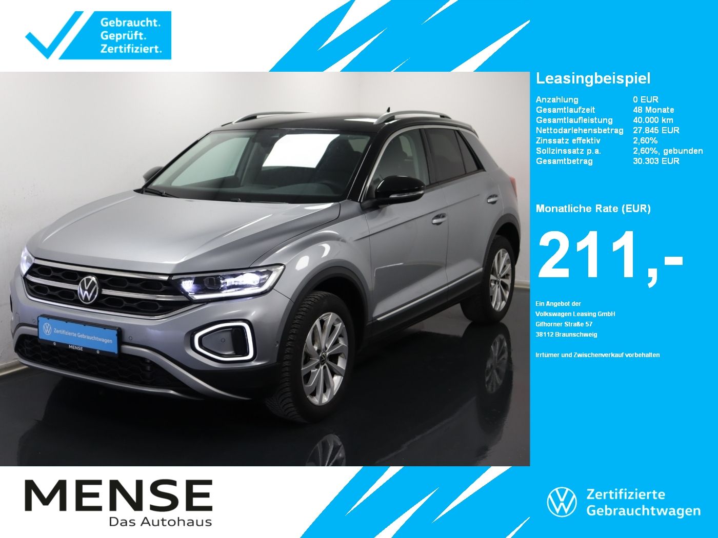 Volkswagen T-Roc 1.5 TSI DSG Style |ACC|FLA|VirtualCP|LED|L