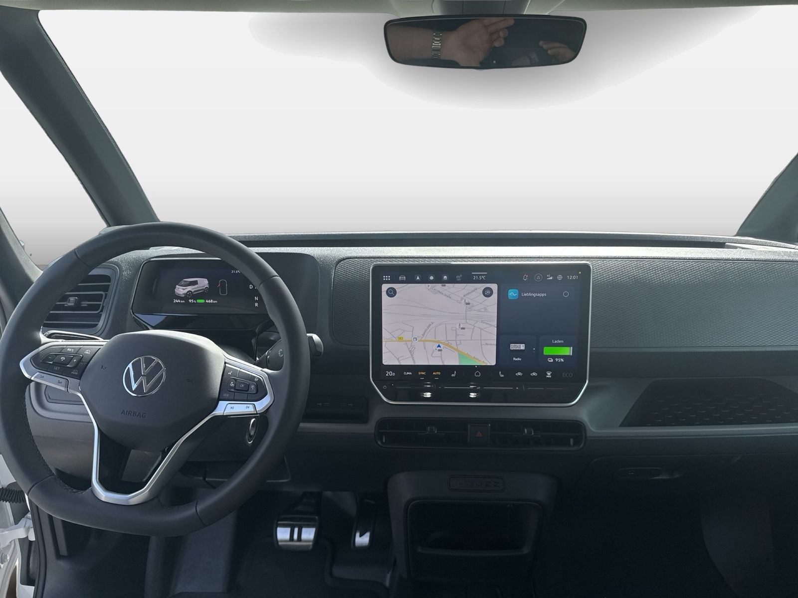 Fahrzeugabbildung Volkswagen ID. Buzz Cargo Pro 4MOTION 79 kWh Getriebe: 1-Ga - mit KI generiert/bearbeitet