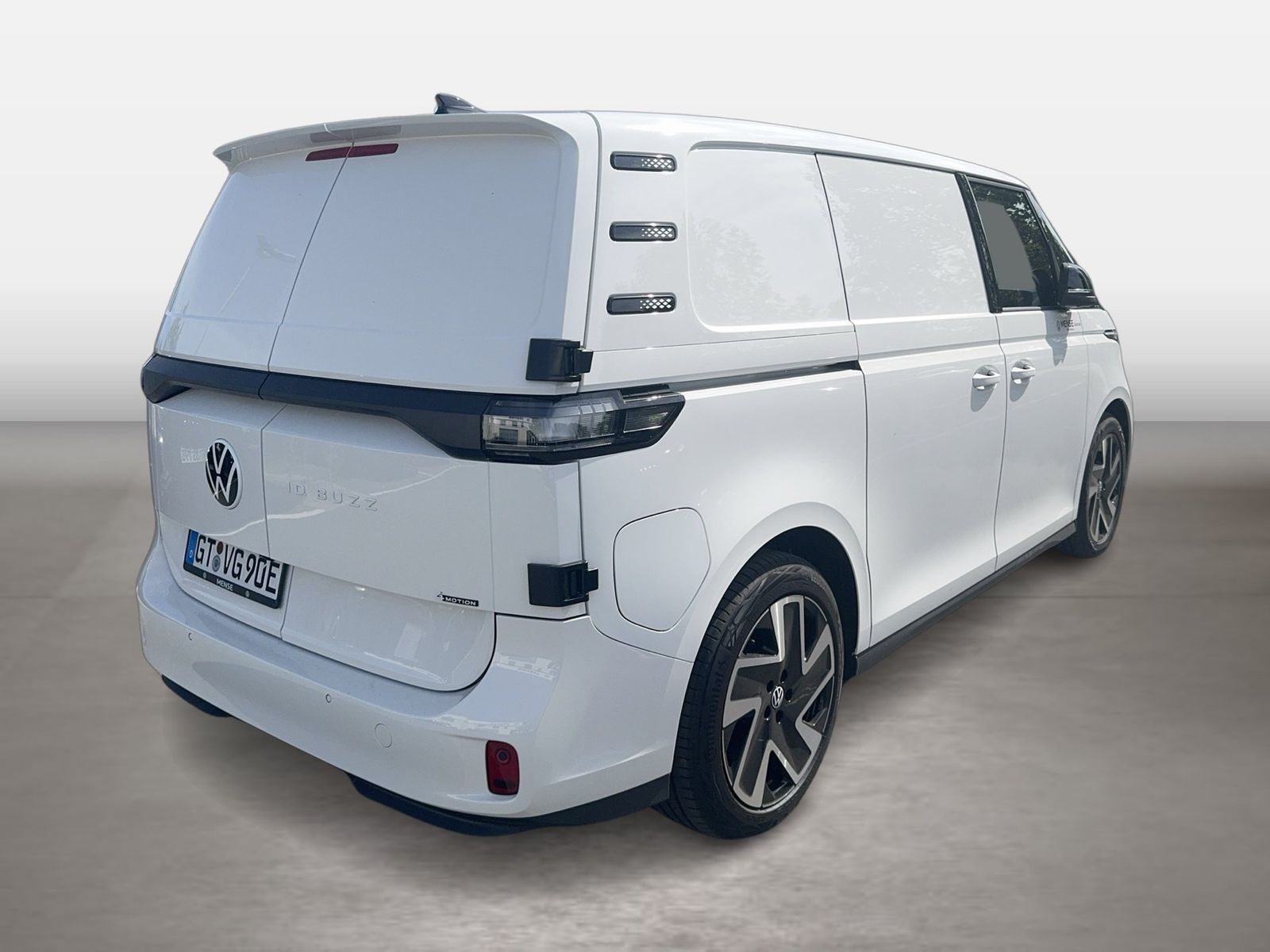 Fahrzeugabbildung Volkswagen ID. Buzz Cargo Pro 4MOTION 79 kWh Getriebe: 1-Ga - mit KI generiert/bearbeitet