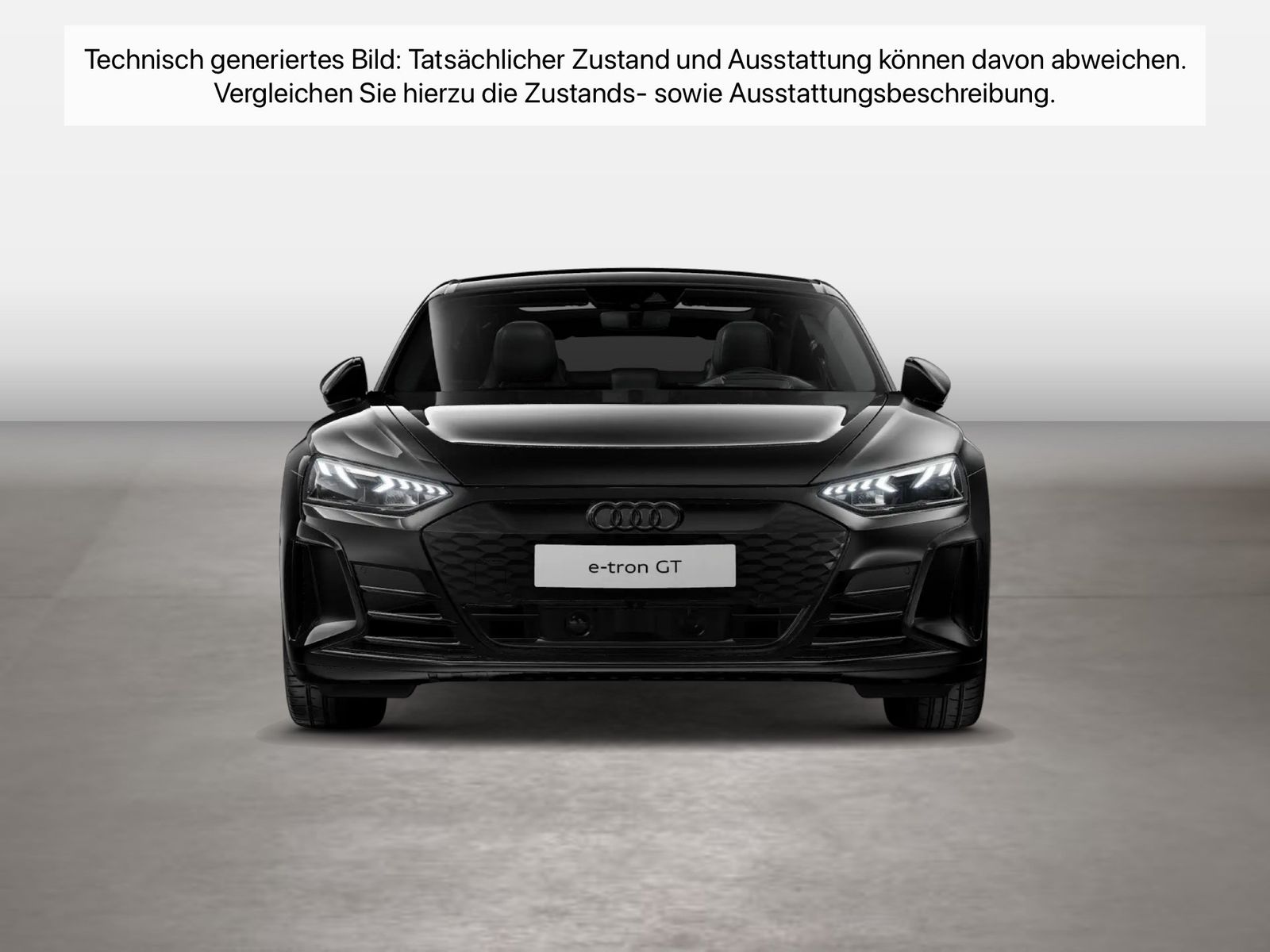 Fahrzeugabbildung Audi e-tron GT quattro 350 kW Matrix HUD Luft Pano LM - mit KI generiert/bearbeitet