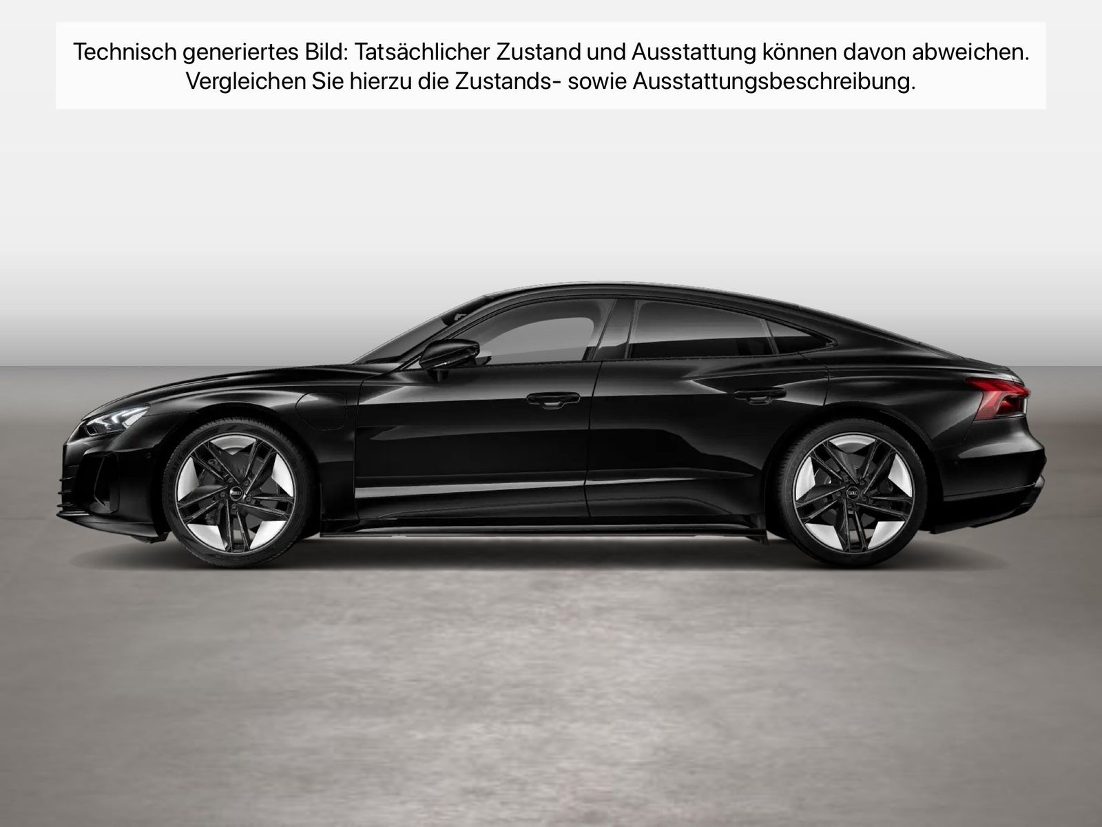 Fahrzeugabbildung Audi e-tron GT quattro 350 kW Matrix HUD Luft Pano LM - mit KI generiert/bearbeitet