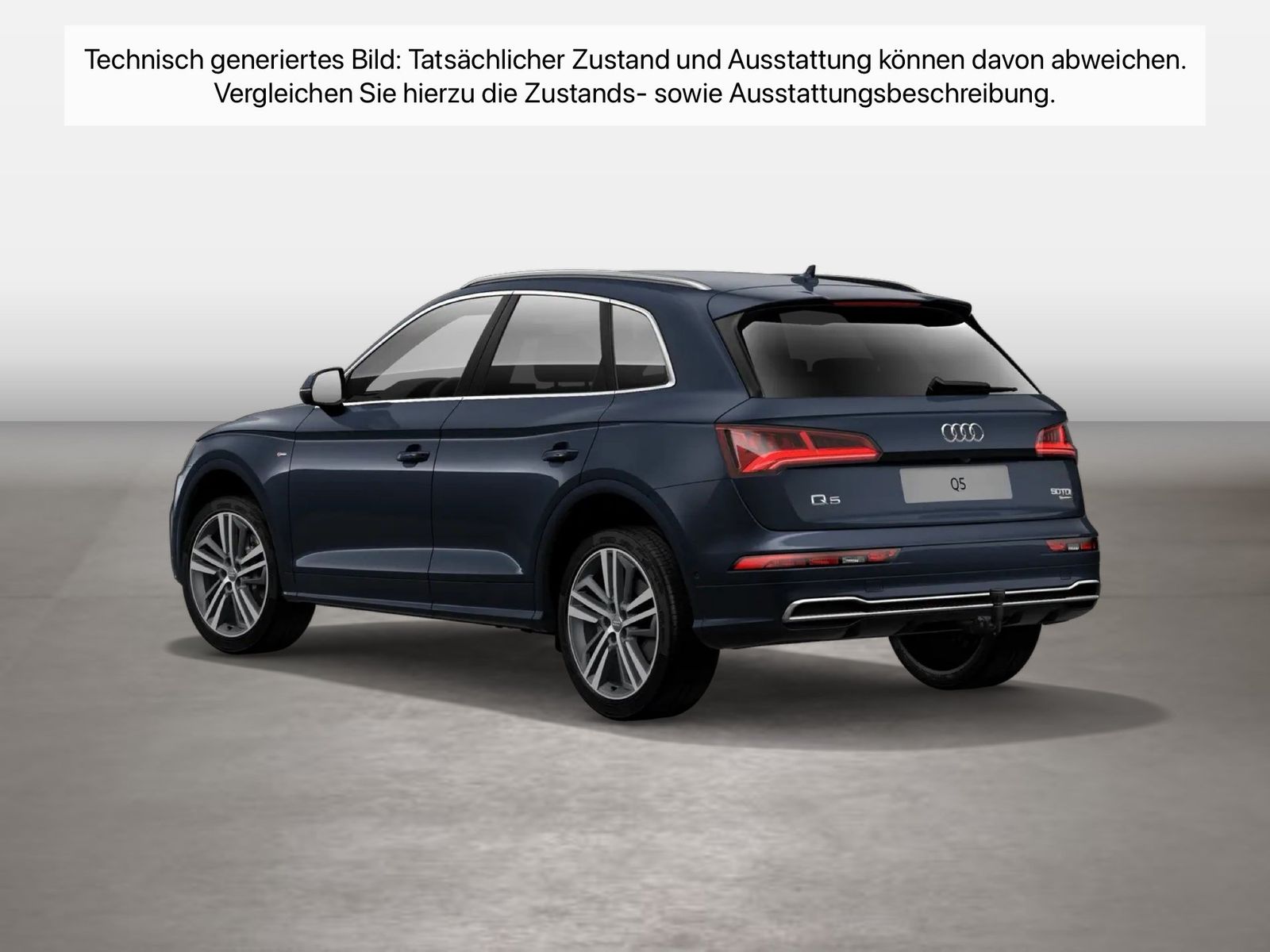 Fahrzeugabbildung Audi Q5 50 TDI quattro tiptronic S line Sport Matrix - mit KI generiert/bearbeitet