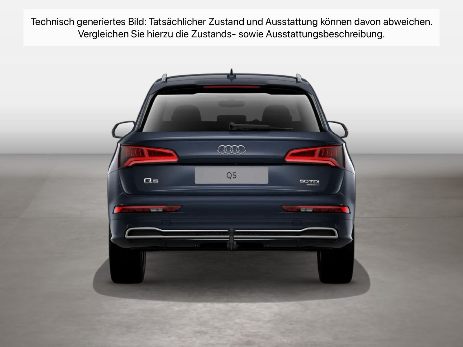 Fahrzeugabbildung Audi Q5 50 TDI quattro tiptronic S line Sport Matrix - mit KI generiert/bearbeitet