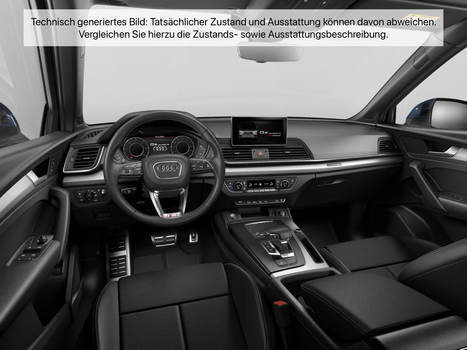 Fahrzeugabbildung Audi Q5 50 TDI quattro tiptronic S line Sport Matrix - mit KI generiert/bearbeitet