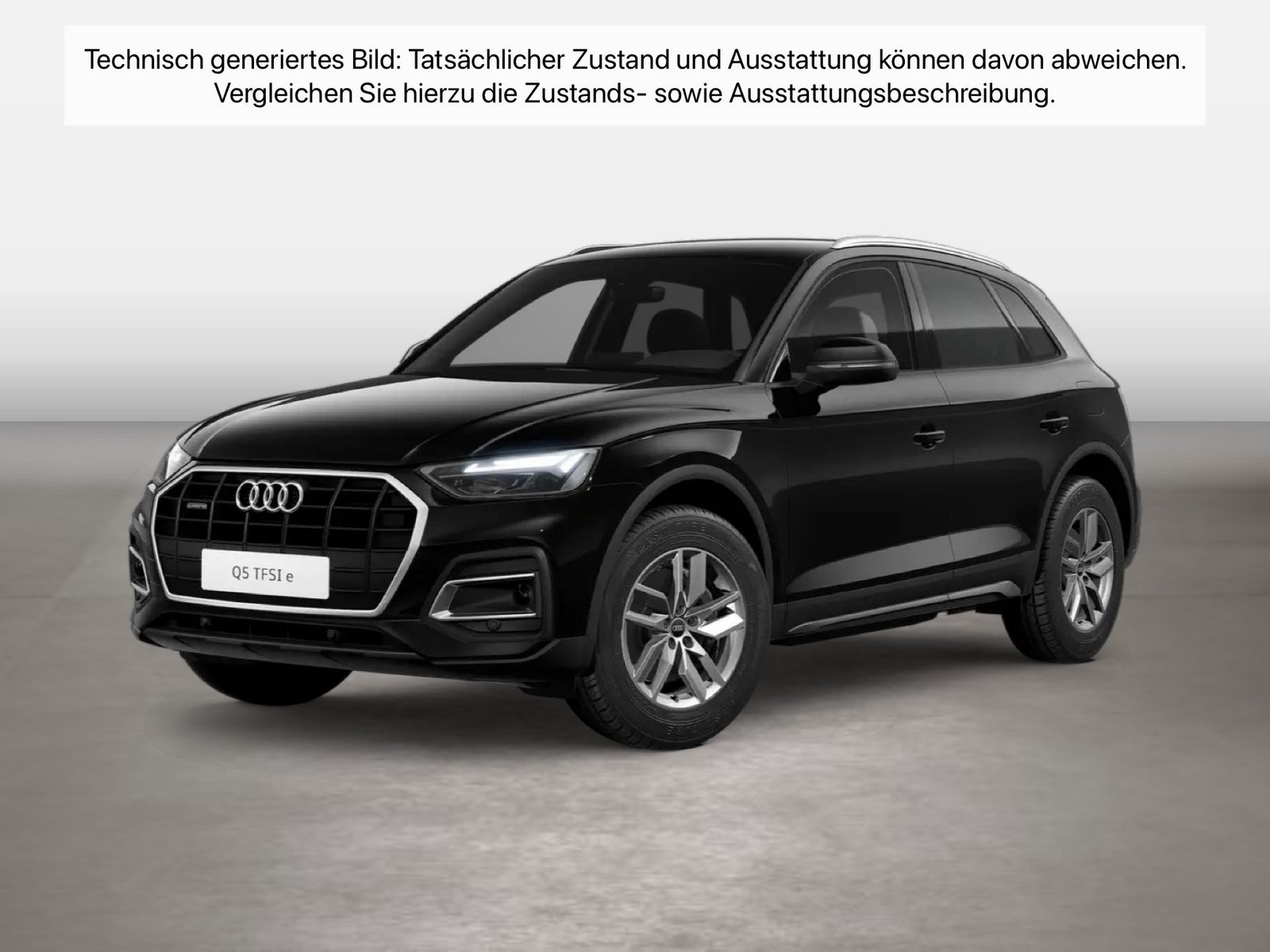 Fahrzeugabbildung Audi Q5 50 TFSI e quattro 220(299) S tronic Standhzg - mit KI generiert/bearbeitet