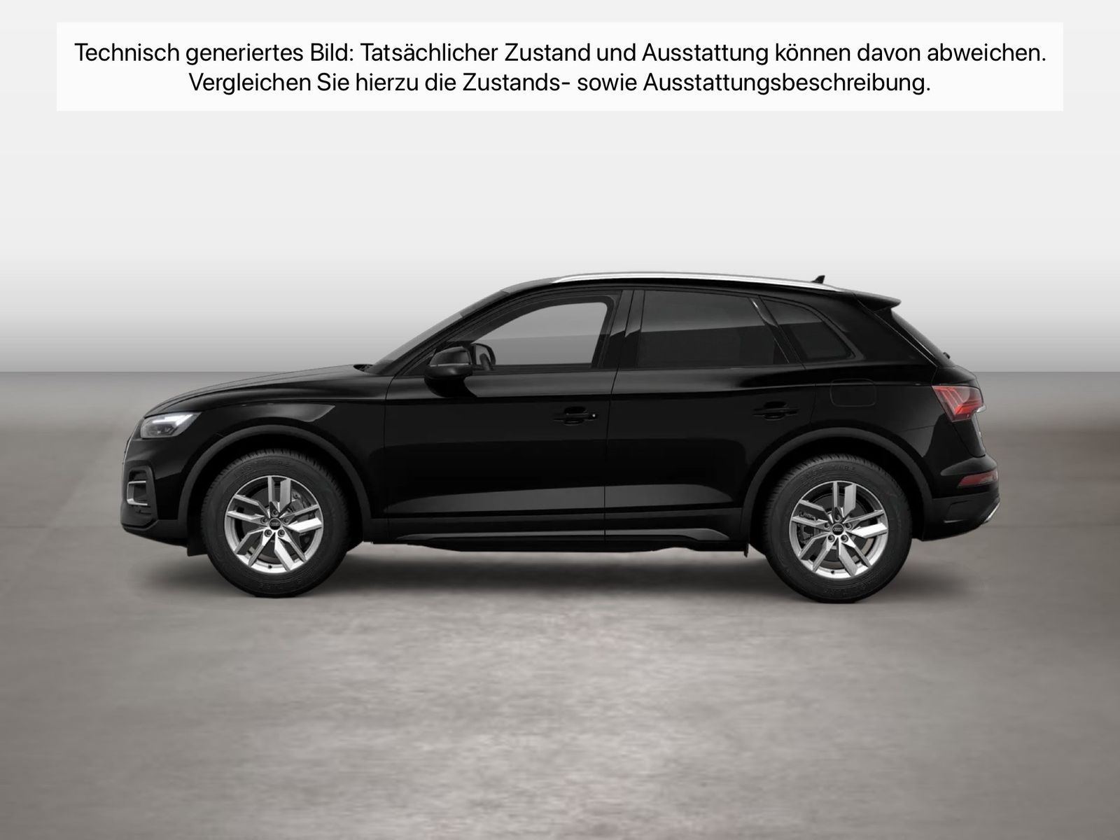 Fahrzeugabbildung Audi Q5 50 TFSI e quattro 220(299) S tronic Standhzg - mit KI generiert/bearbeitet
