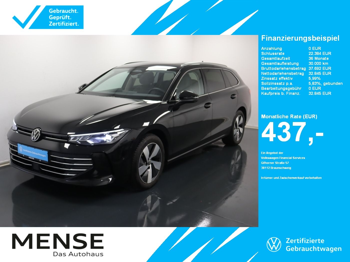 Volkswagen Passat Variant 1.5 eTSI DSG Business |AHK|FLA