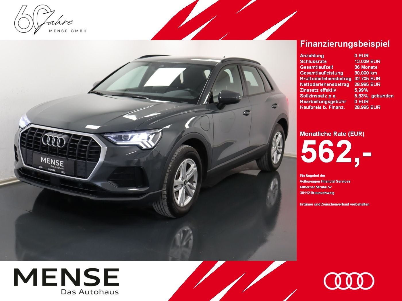 Audi Q3 45 TFSI e S tronic |Matrix|Pano|CarPlay|SpurH