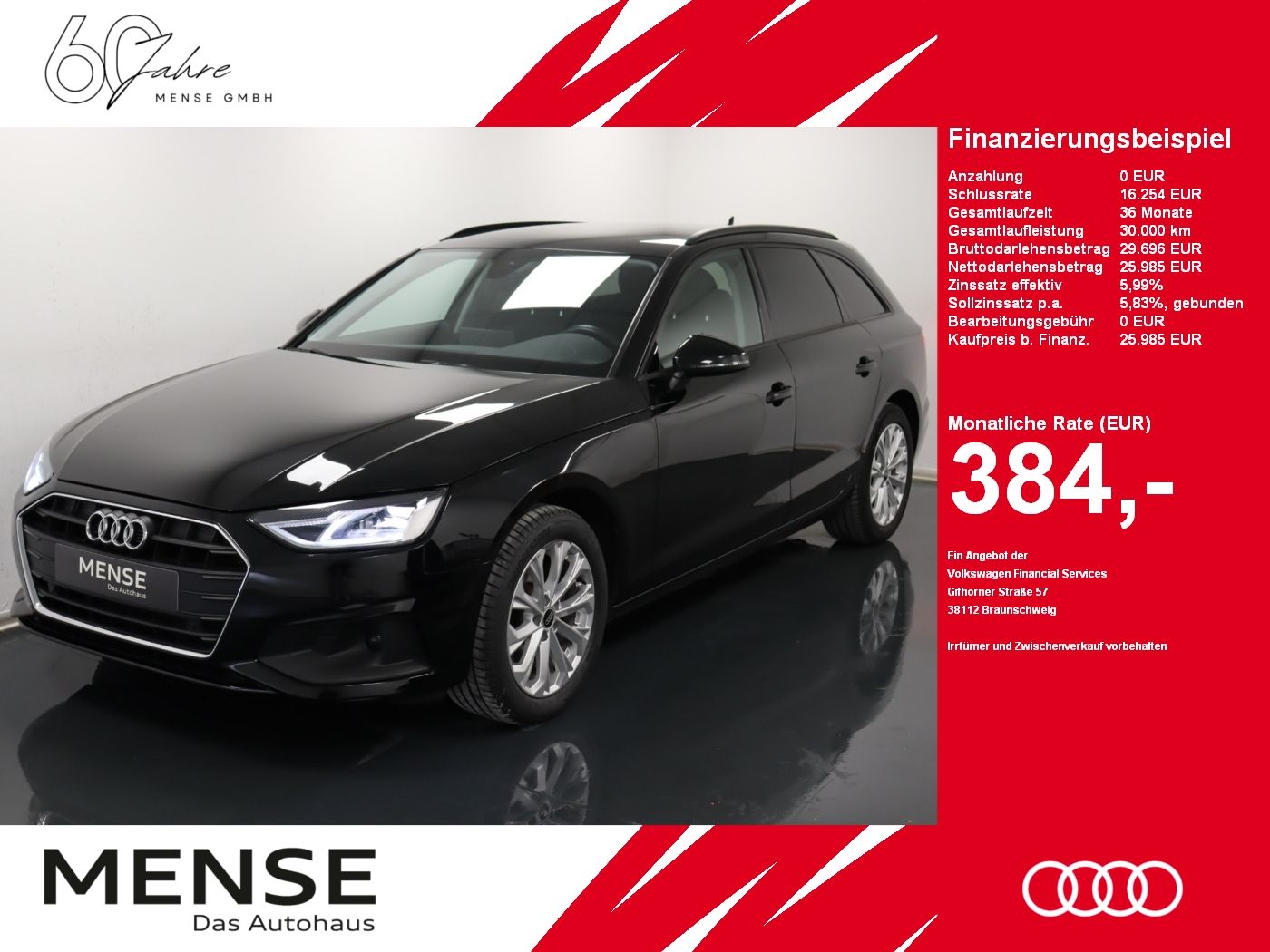 Audi A4 Avant 30 TDI S tronic |FLA|AkustikGlas|SHZG