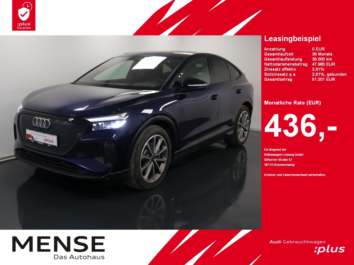 Audi Q4 Sportback e-tron 45 quattro advanced |FLA|STH