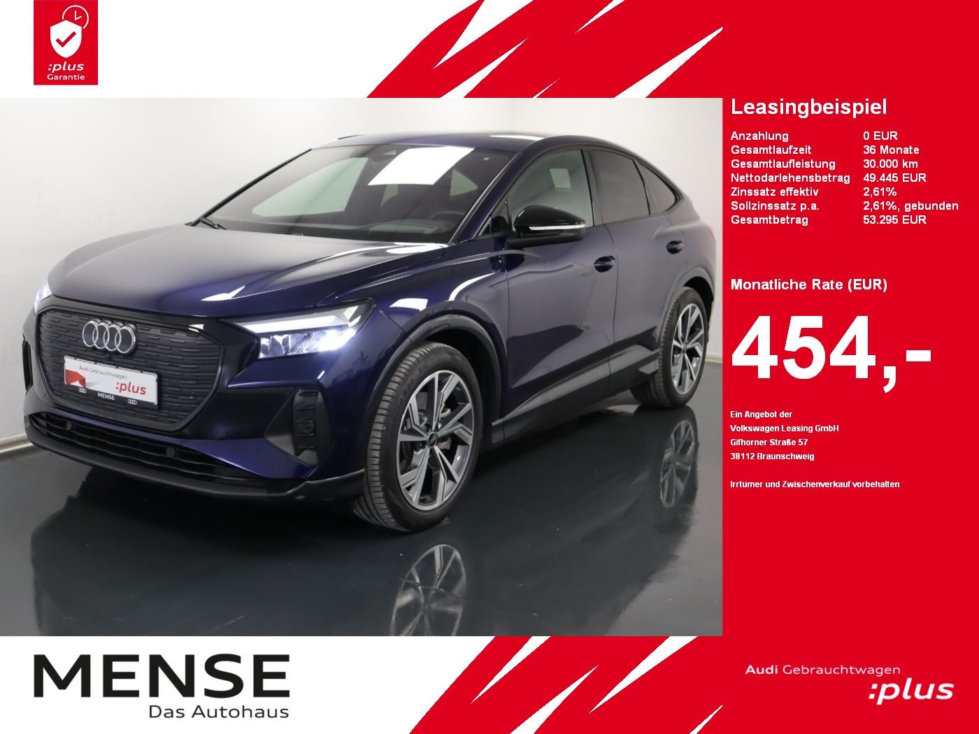 Audi Q4 Sportback e-tron 45 quattro S-Line |WPumpe|LM