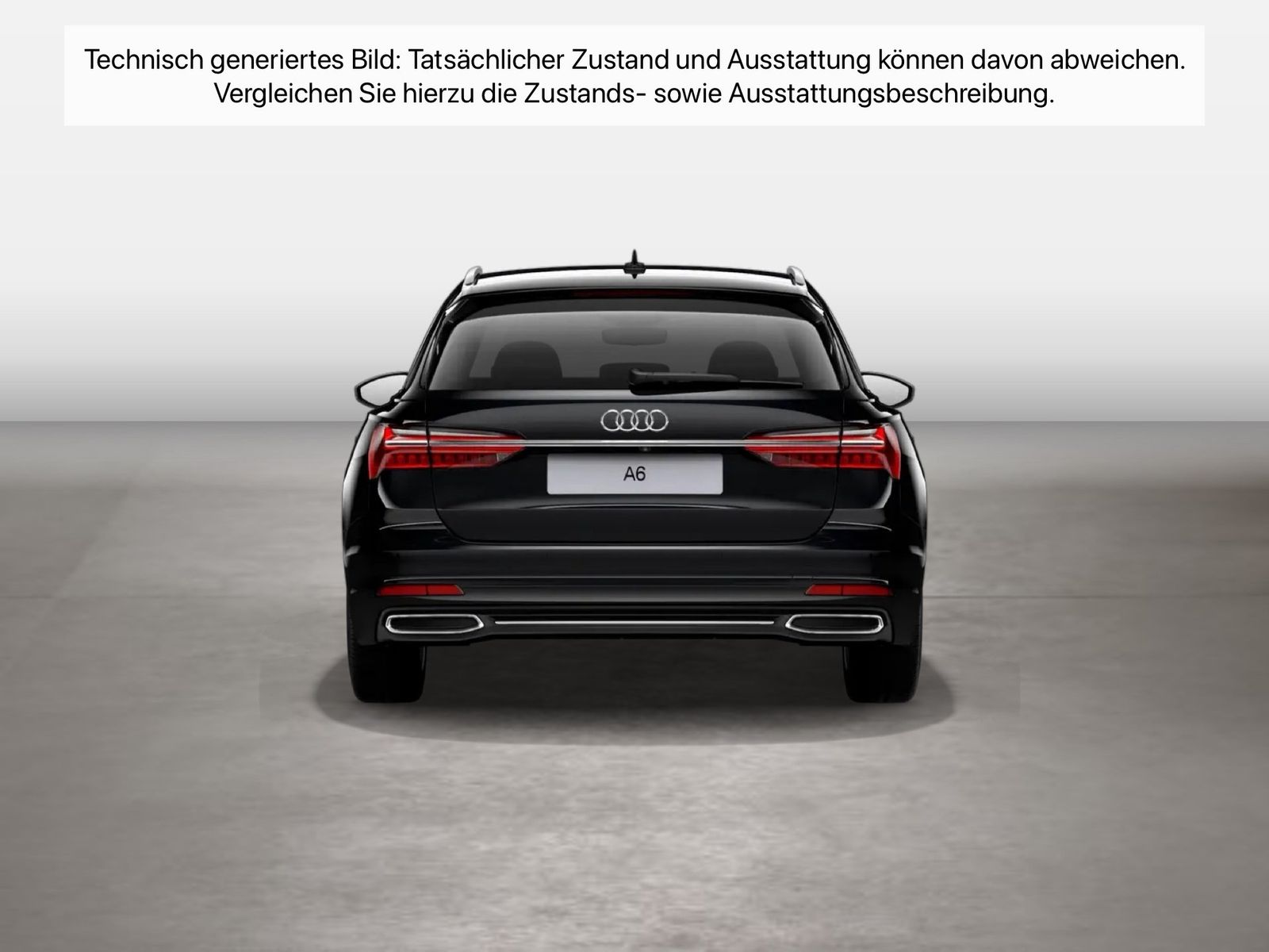 Fahrzeugabbildung Audi A6 Avant design 40 TDI 150(204) S tronic design - mit KI generiert/bearbeitet