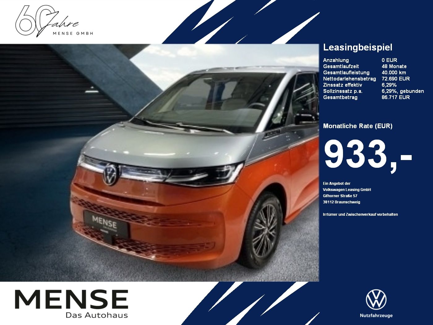 Volkswagen T7 Multivan Style 2.0l TDI 110kW 7-Gang-DSG |AHK