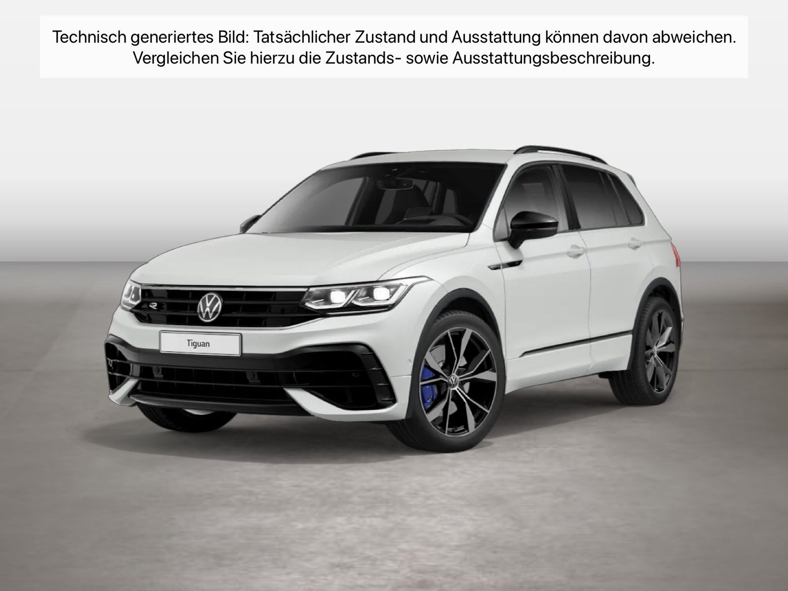 Fahrzeug autohaus mense Fahrzeugabbildung Volkswagen Tiguan R 2.0 TSI 4Motion DSG IQ.Light Matrix AHK - mit KI generiert/bearbeitet