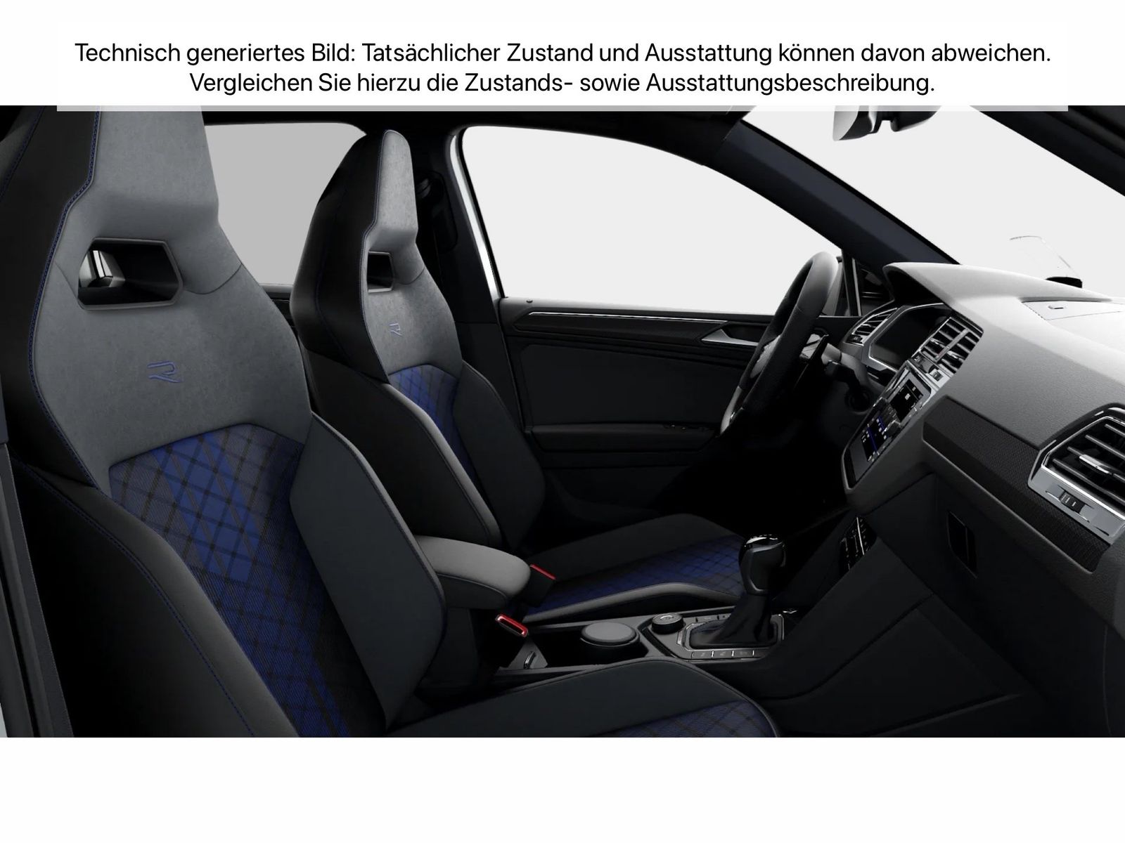 Fahrzeug autohaus mense Fahrzeugabbildung Volkswagen Tiguan R 2.0 TSI 4Motion DSG IQ.Light Matrix AHK - mit KI generiert/bearbeitet
