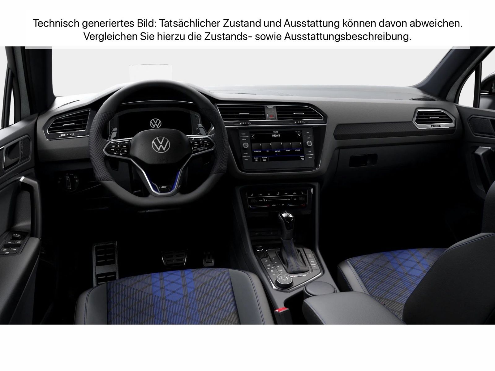 Fahrzeug autohaus mense Fahrzeugabbildung Volkswagen Tiguan R 2.0 TSI 4Motion DSG IQ.Light Matrix AHK - mit KI generiert/bearbeitet